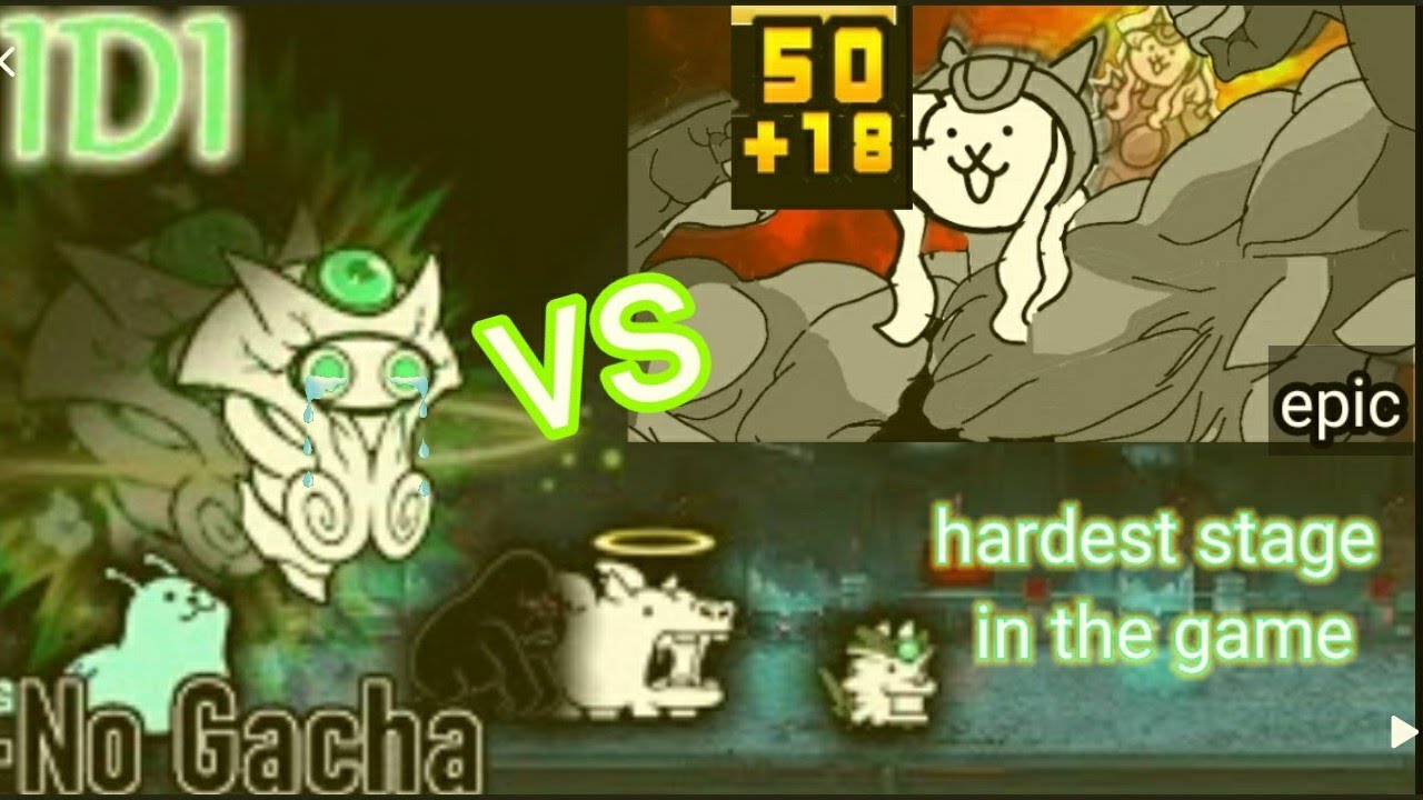 [MY BIGGEST achievement in battle cats] beating idi with Cyborg cat