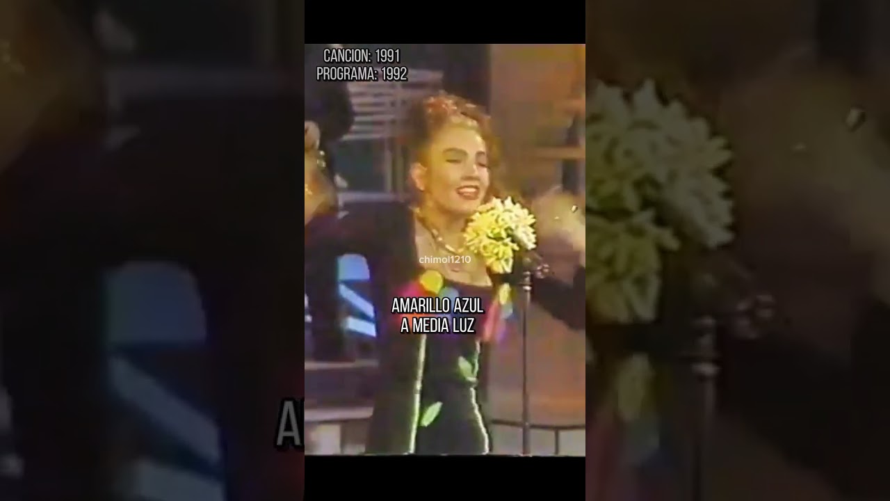 Thalia Amarillo-Azul con letra #shorts #thaliasodi #thalia #timbiriche #paradedicar #retro