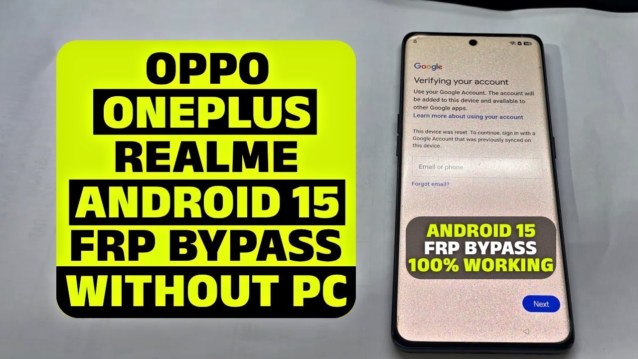 OnePlus / Realme / OPPO Android 15 FRP Bypass 2025 | Without PC (Latest Security Working Method)