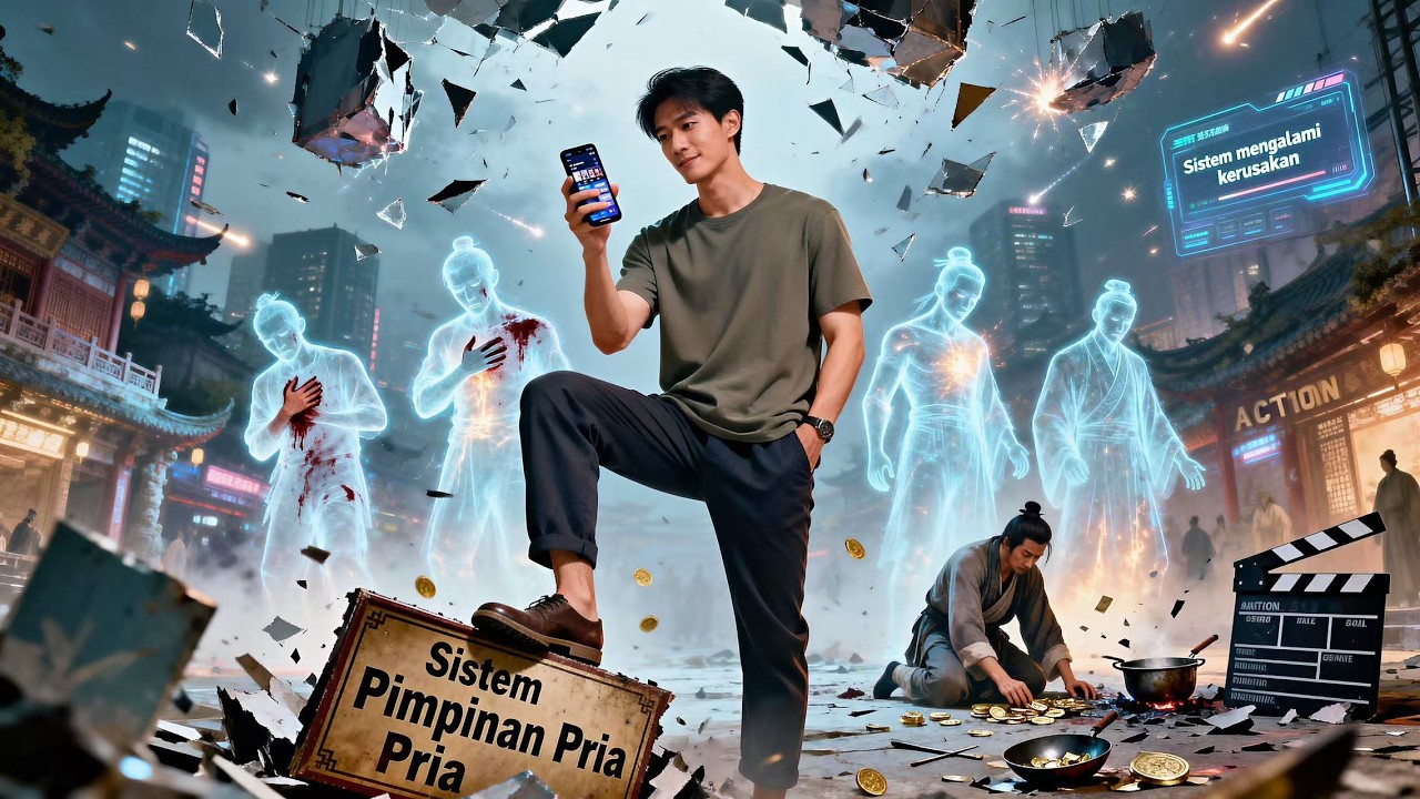 Karyawan kota lintas ke drama pendek, tugas kalahkan 4 dewa sistem dengan logika nyata?!