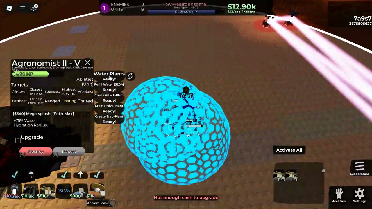 Master's Army Burdensome Solo - World Tower Defense 1.15