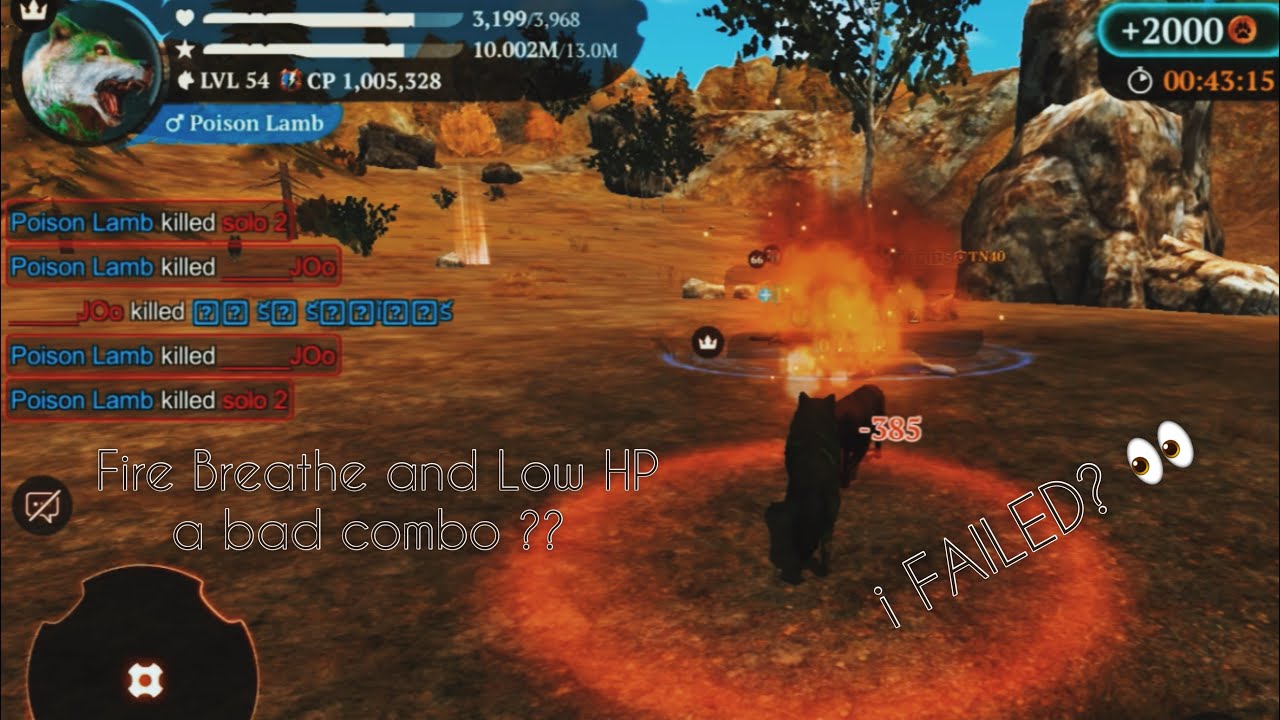 The Wolf  - Fire Breathe a Good idea ?? | Toxic Lamb