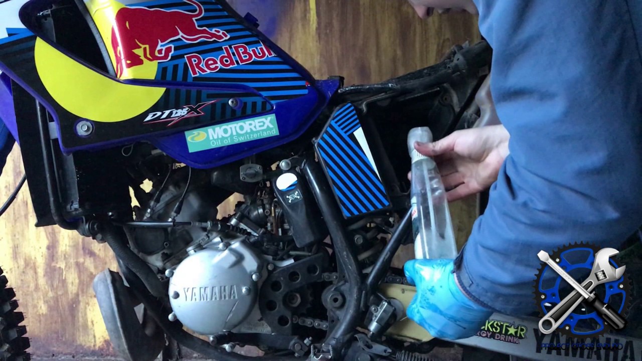 Jak wyczyścić filtr powietrza i AIRBOX  YAMAHA DT 125