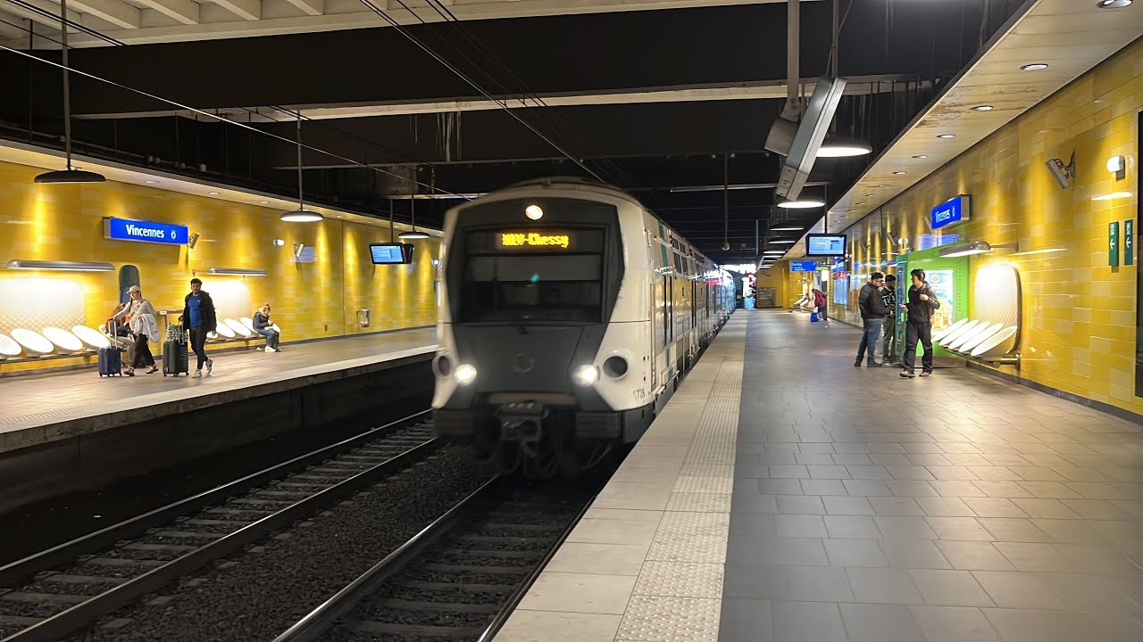 RER A - MI09 + MI84 (sans arrêt) à Vincennes
