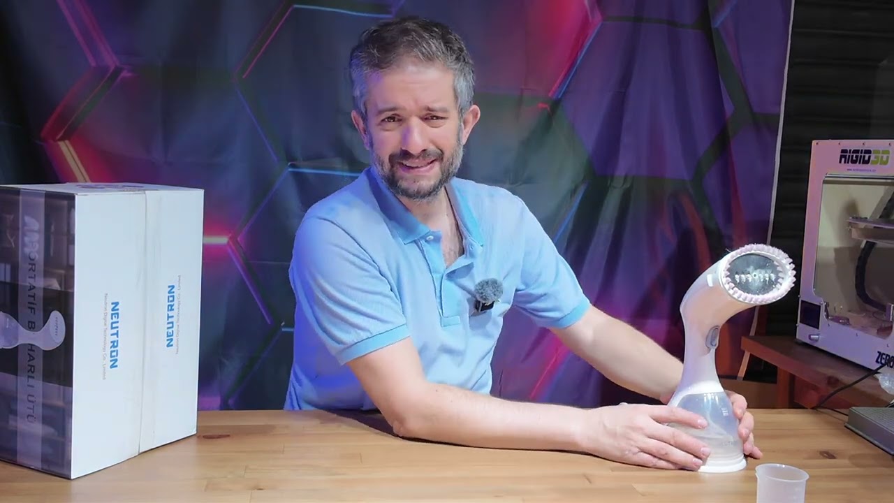 NEutron Dikey Buharlı Ütü Kutu Açılışı & İlk Test! 🔥 En ucuz en iyisi mi ?  (Tam İnceleme)