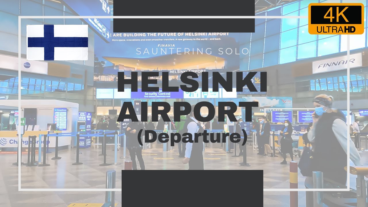 Helsinki Airport 🇫🇮  Departure Walking Tour  [4K]