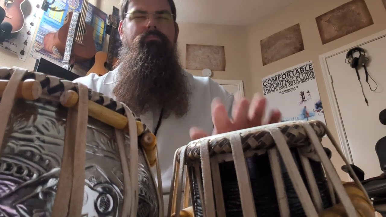 I really enjoy playing tabla