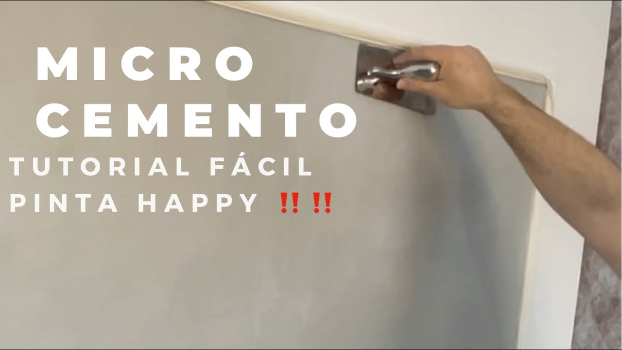 Cómo aplicar microcemento 🖖tutorial fácil