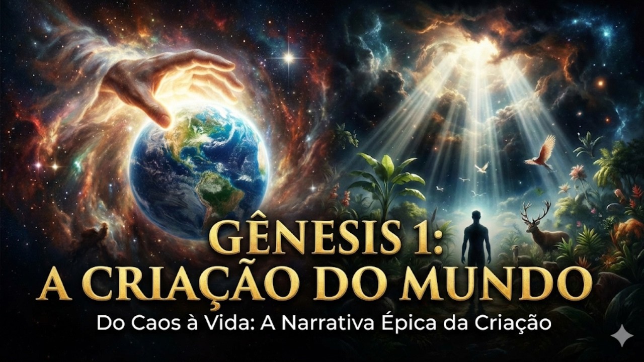 Gênesis 1: A Criação do Mundo (Narrado por IA)