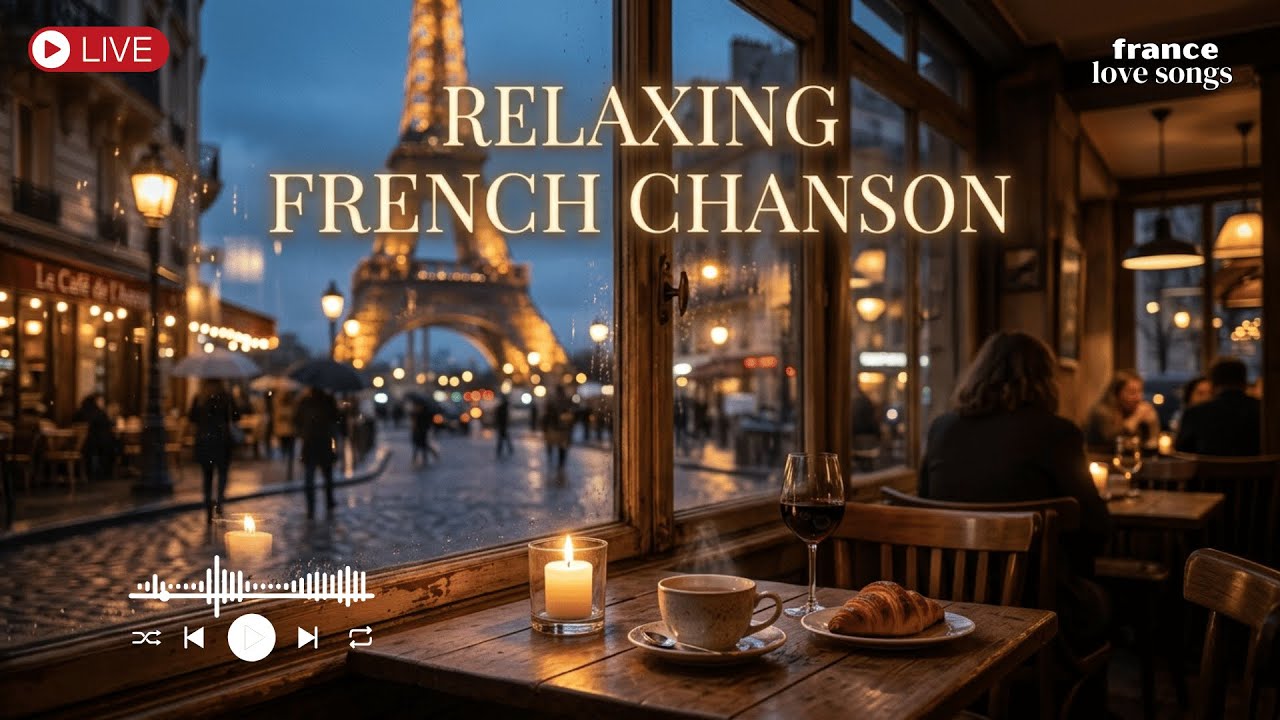 Fall in Love with Paris 🇫🇷 Classic French Chanson Romance