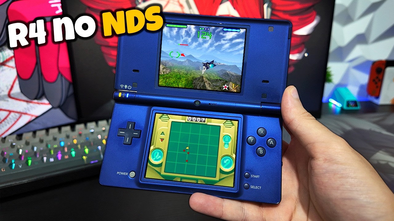 Testando Jogos no meu Nintendo DS em 2026! (com R4)