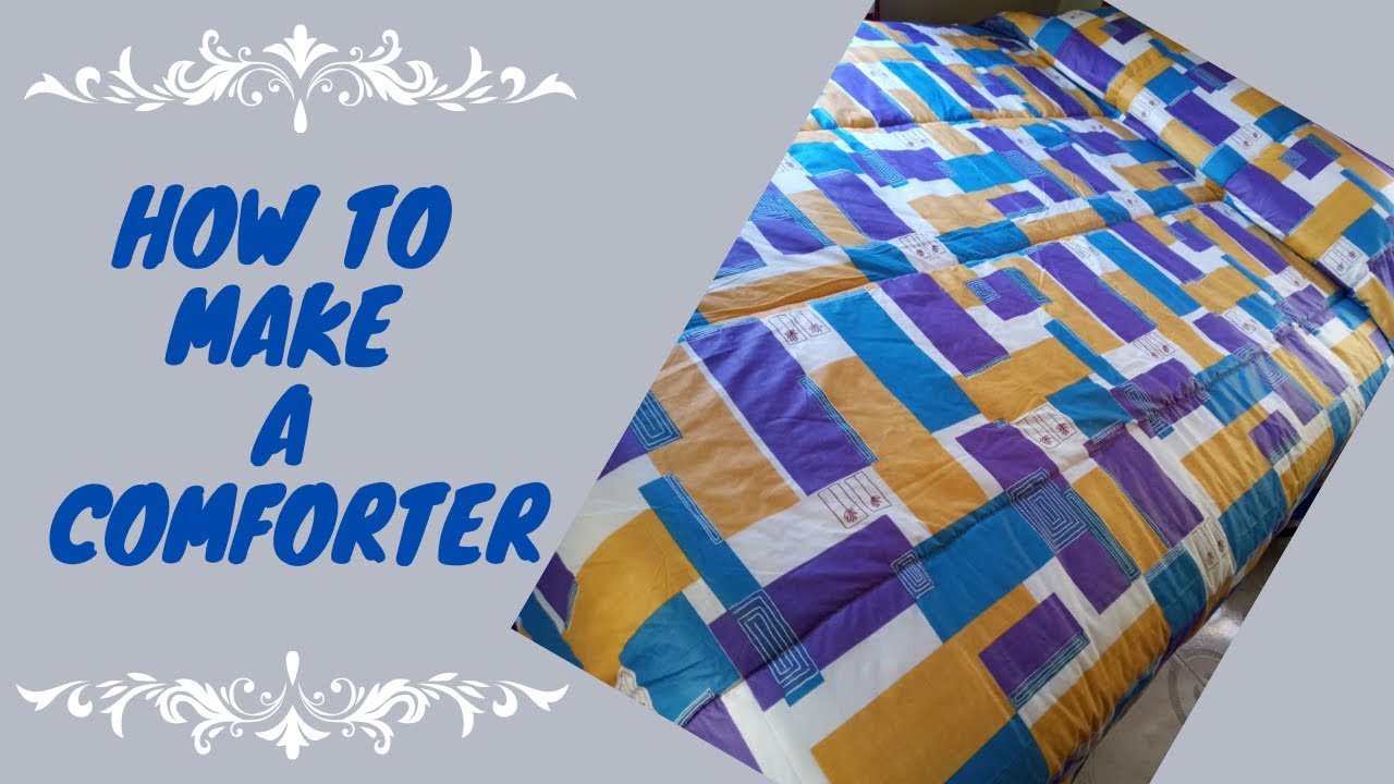 EASY DIY Comforter Tutorial