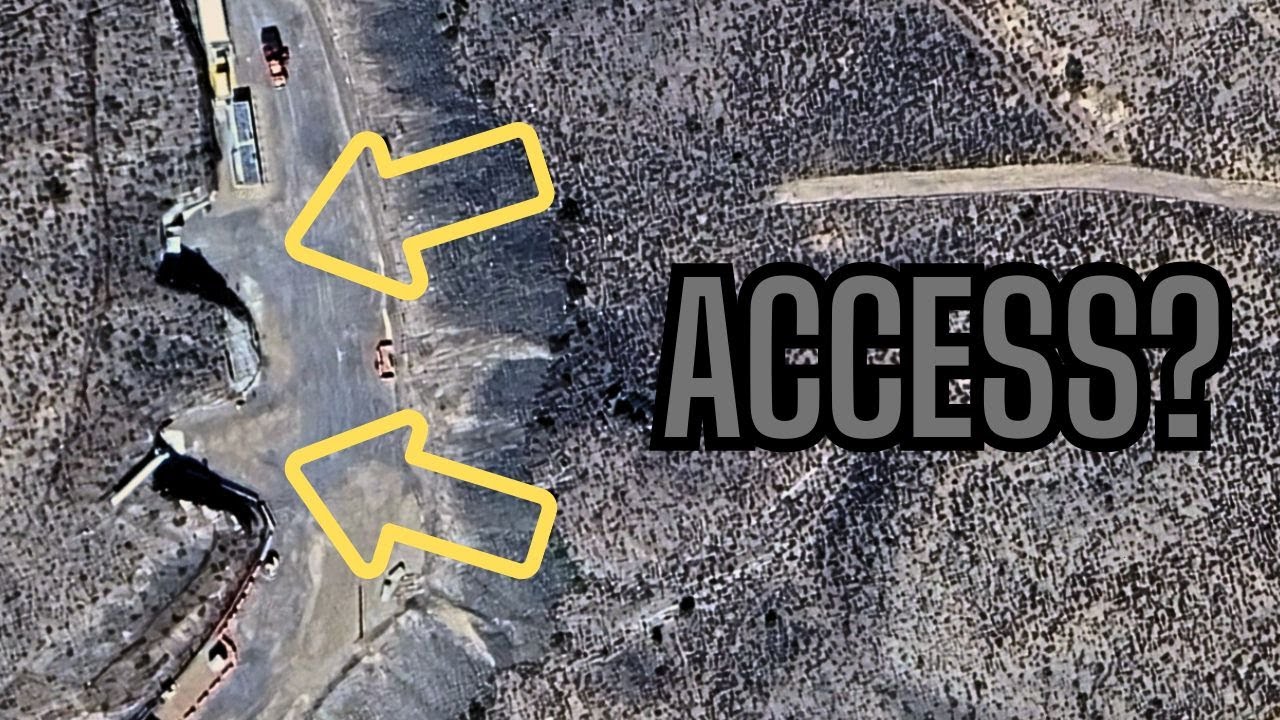 Unmarked Cuts Into a Mountain Inside the NNSS &mdash; Possible Access?