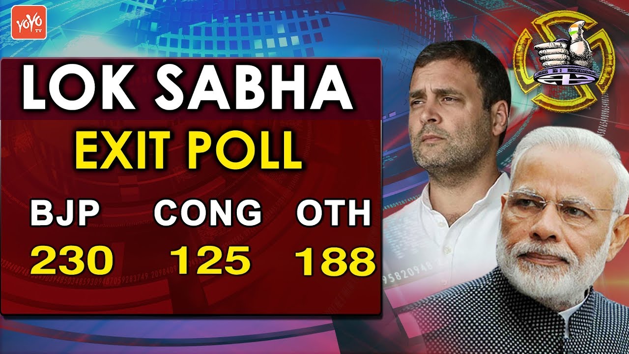Exit Poll 2019 Survey National Wise | Lok Sabha Election Exit Poll 2019 | YOYO TV Exit Polls