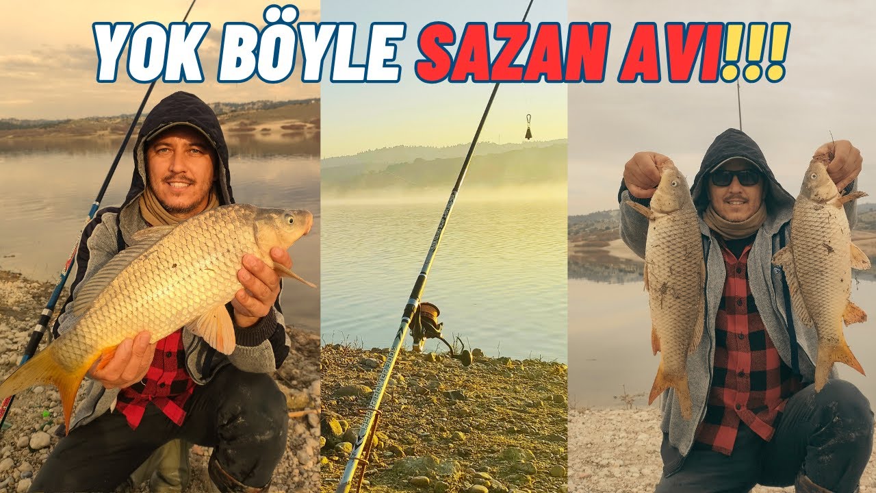 Yok Böyle SAZAN AVI!!!SAZANLAR ÇILDIRDI