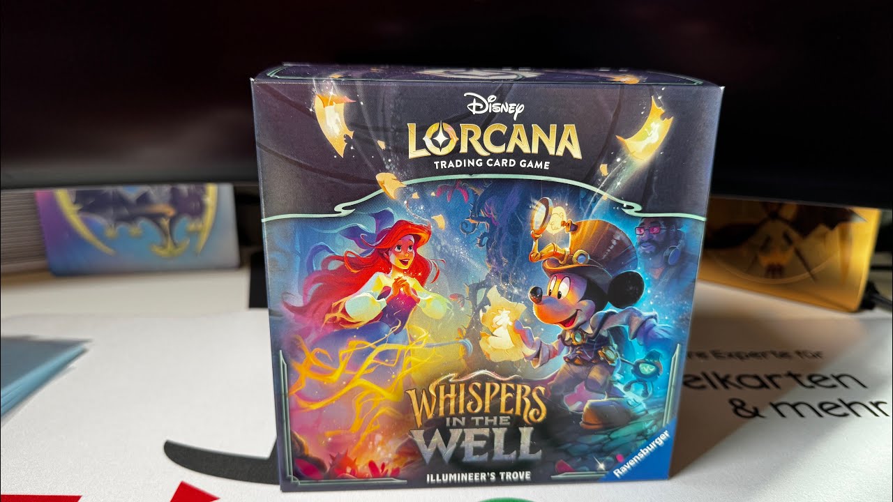 Ich öffne die neue Lorcana Whispers in the well Schatzkiste 😍