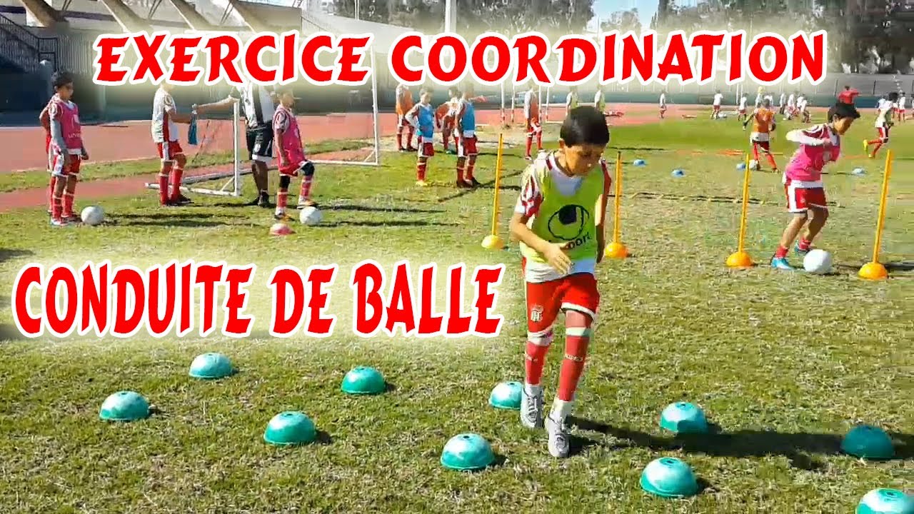 coordination + conduite de balle / école de foot HUSA MAROC