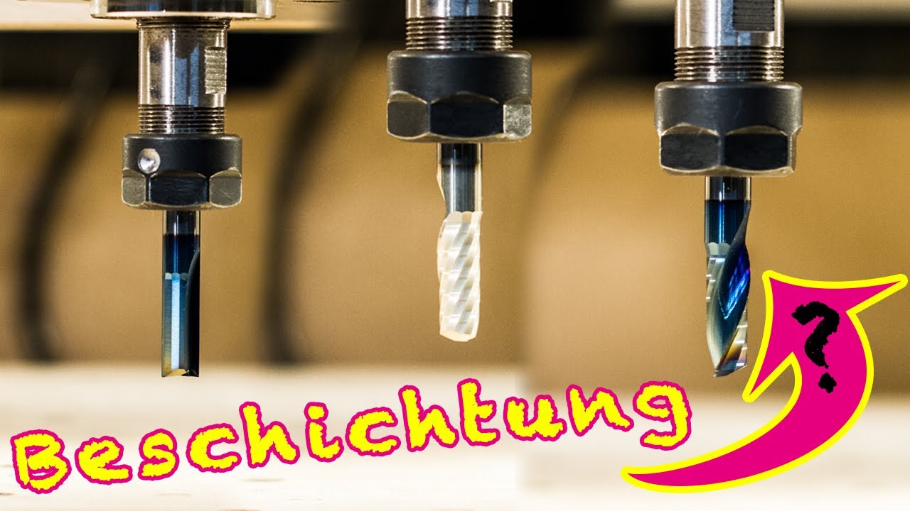 CNC Fräser Test | Beschichtete CNC Fräser im Test | Hier fliegen die Späne