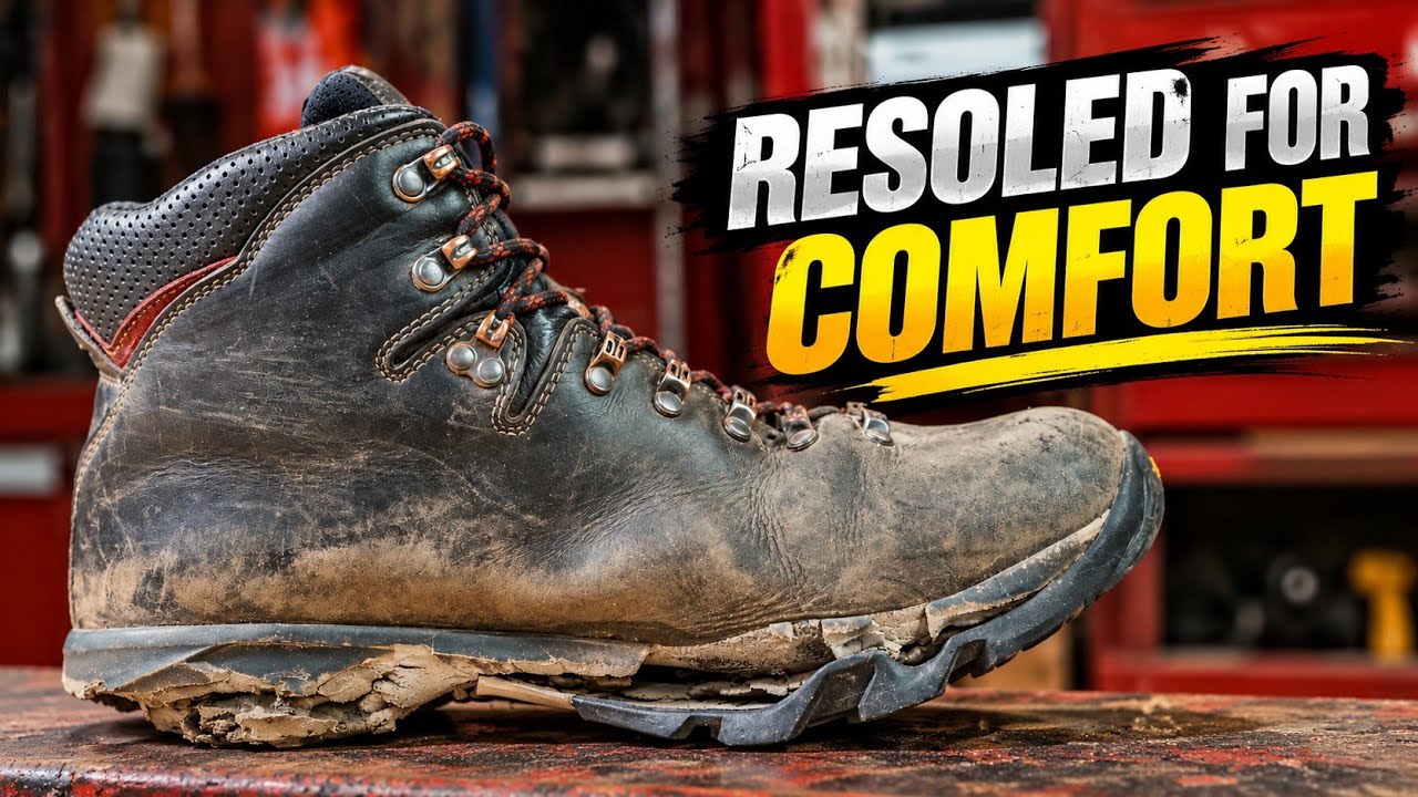 Giving Old Hiking Boots a Soft Sole Makeover
