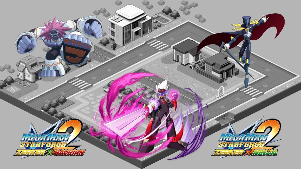 Mega Man Star Force 2 IF Bosses and Rogue SX S Rank