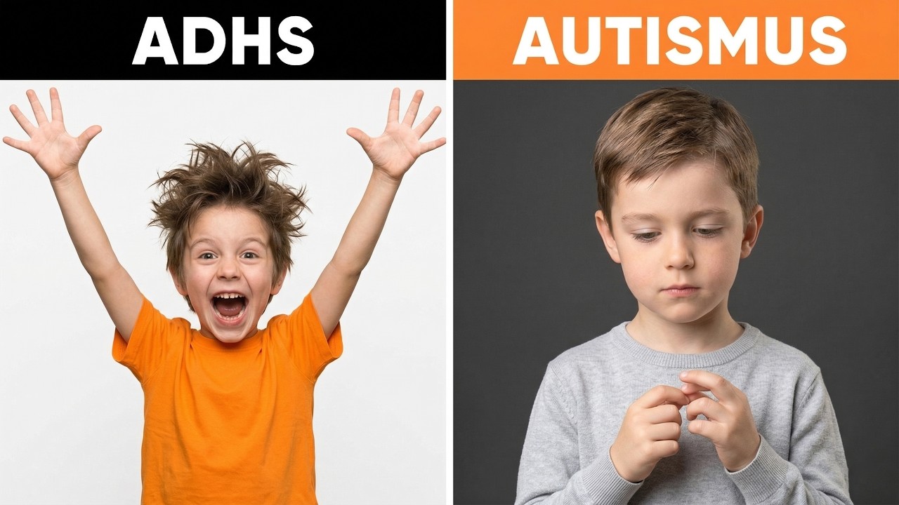 10 subtile Unterschiede zwischen ADHS und Autismus bei Kindern, die viele Eltern übersehen