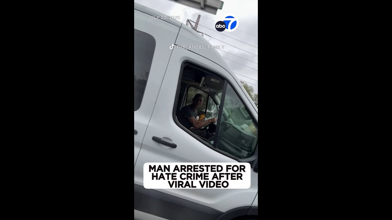 Man arrested for alleged hate crime after viral video