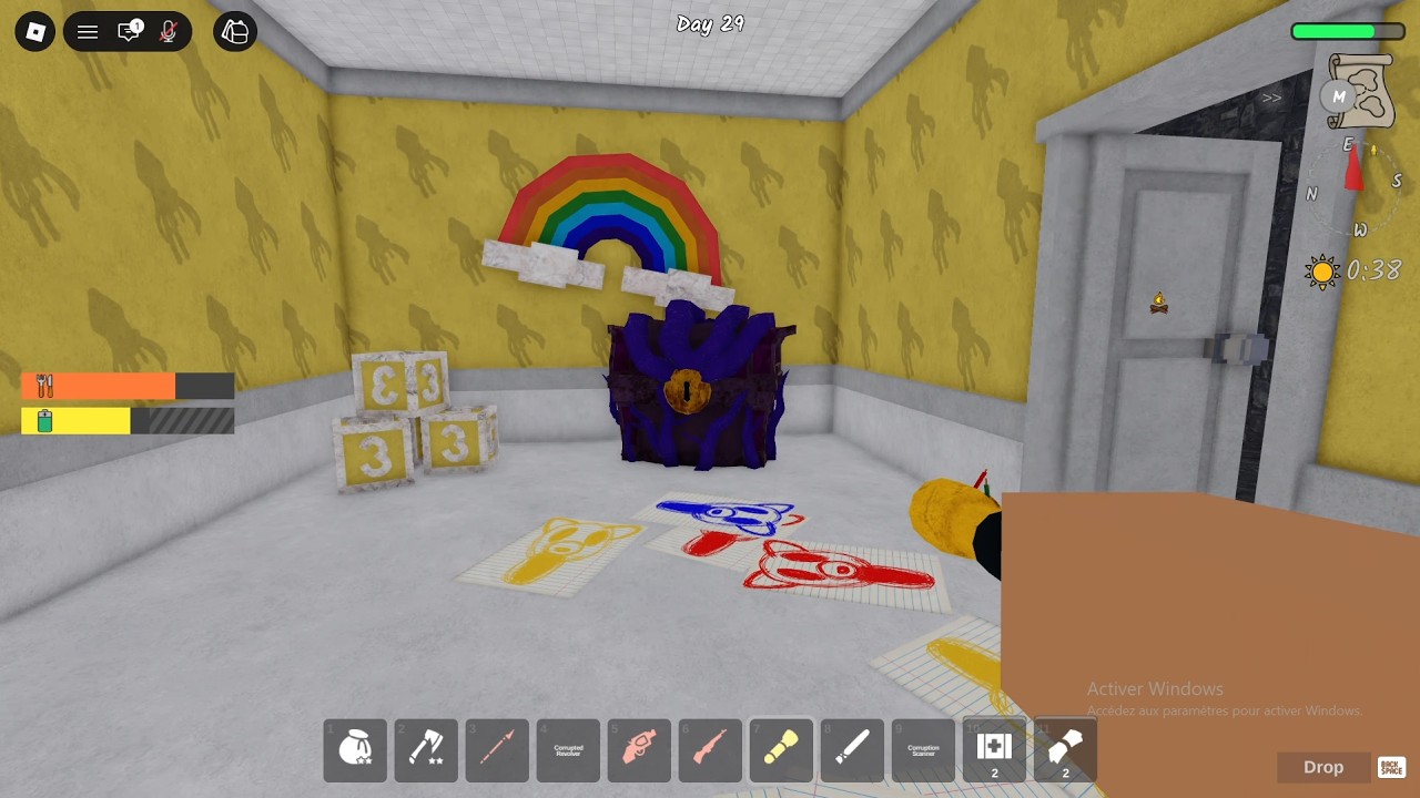 The New Corrupted Chest in 99 Nights in The Forest. (roblox)