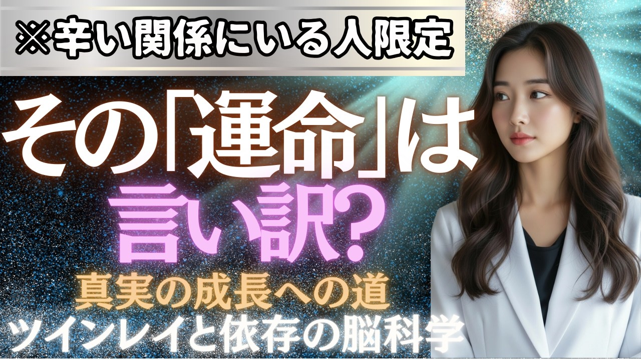 本当のツインレイは、あなたを苦しめない
