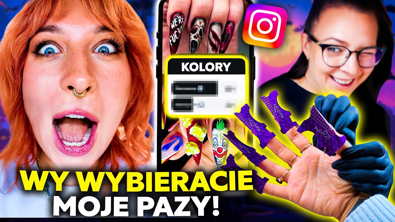 ♦ WIDZOWIE DECYDUJĄ - PAZNOKCIE NA HALLOWEEN Z AGATĄ ♦ Agnieszka Grzelak Beauty