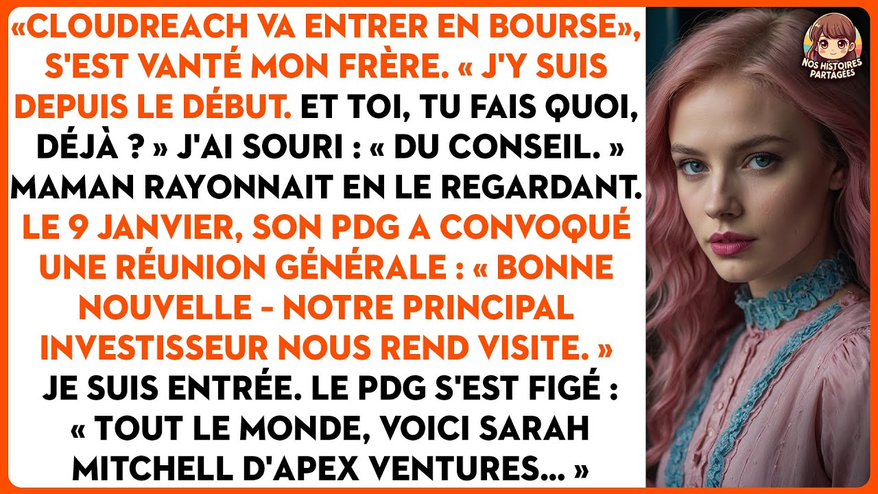 « CLOUDREACH VA ENTRER EN BOURSE », s'est vanté mon frère. « J'y suis depuis le début...
