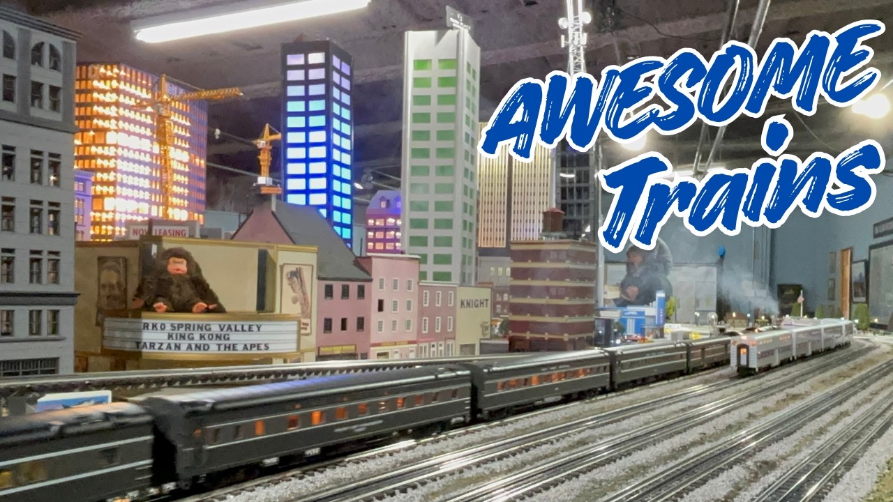 GIGANTIC Train Layout!