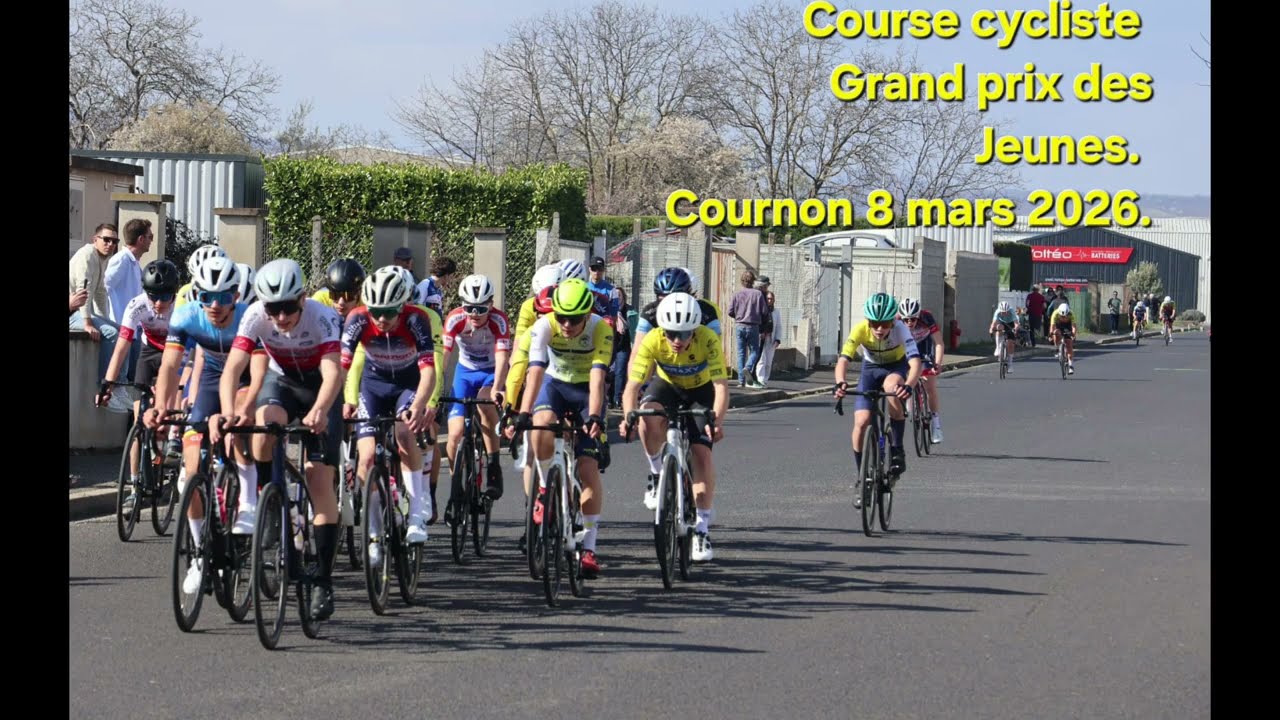 🚲 Course cycliste Cournon – Grand prix des Jeunes. 08 03 2026. U17