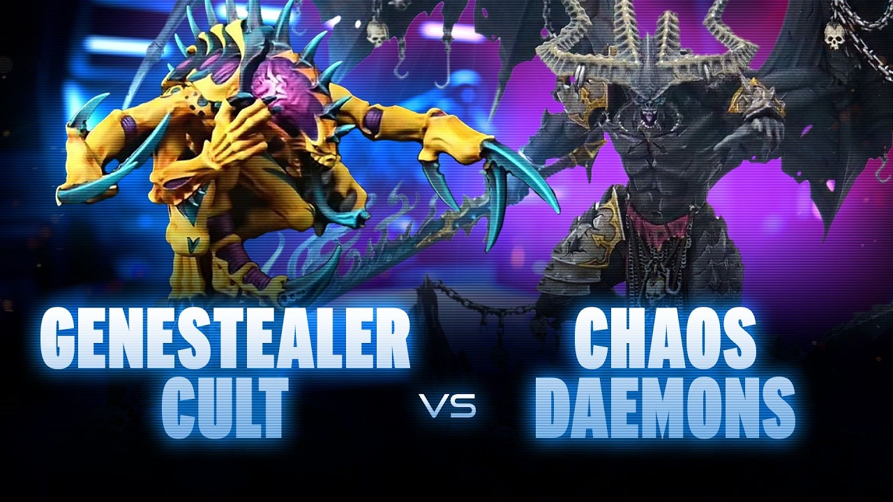 Chaos Daemons vs Genestealer Cults Competitive Battle Report