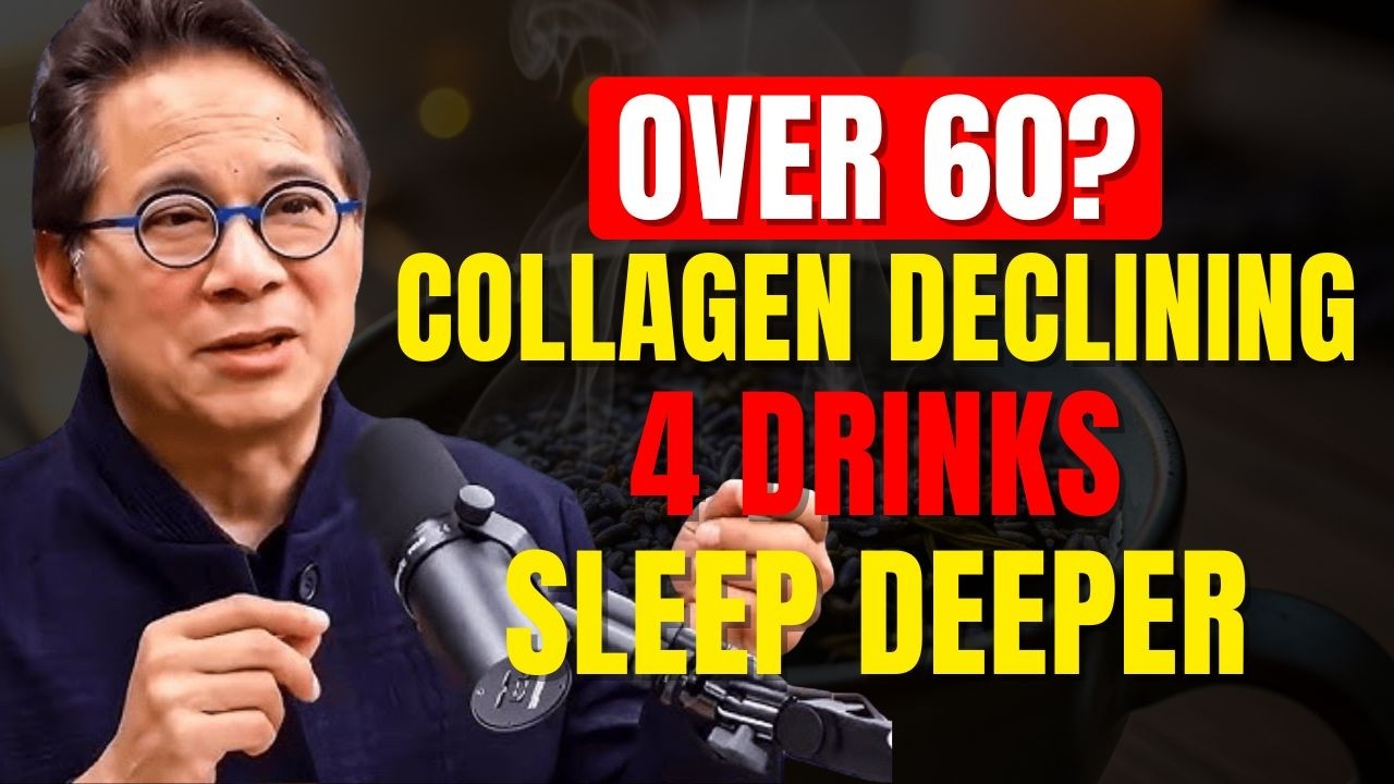 Warning: 4 DRINKS At Night For COLLAGEN, Deep Sleep & Anti-Aging | Senior Health