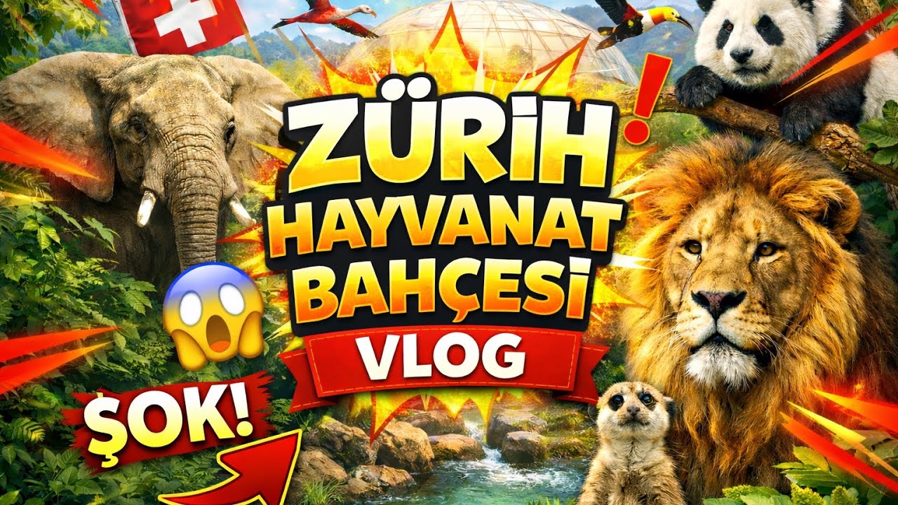 Zürih Hayvanat Bahçesi’nde İnanılmaz Bir Gün! 🦁🇨🇭
