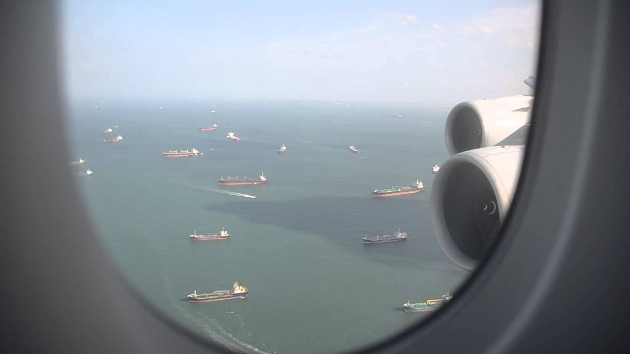 LH778 -  A380 - Landing Singapore
