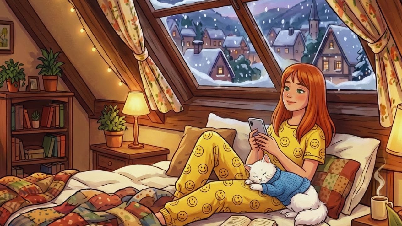 A Quiet Winter Christmas with the One I Love  Ghibli-Style Animation | 2025 Cristmas