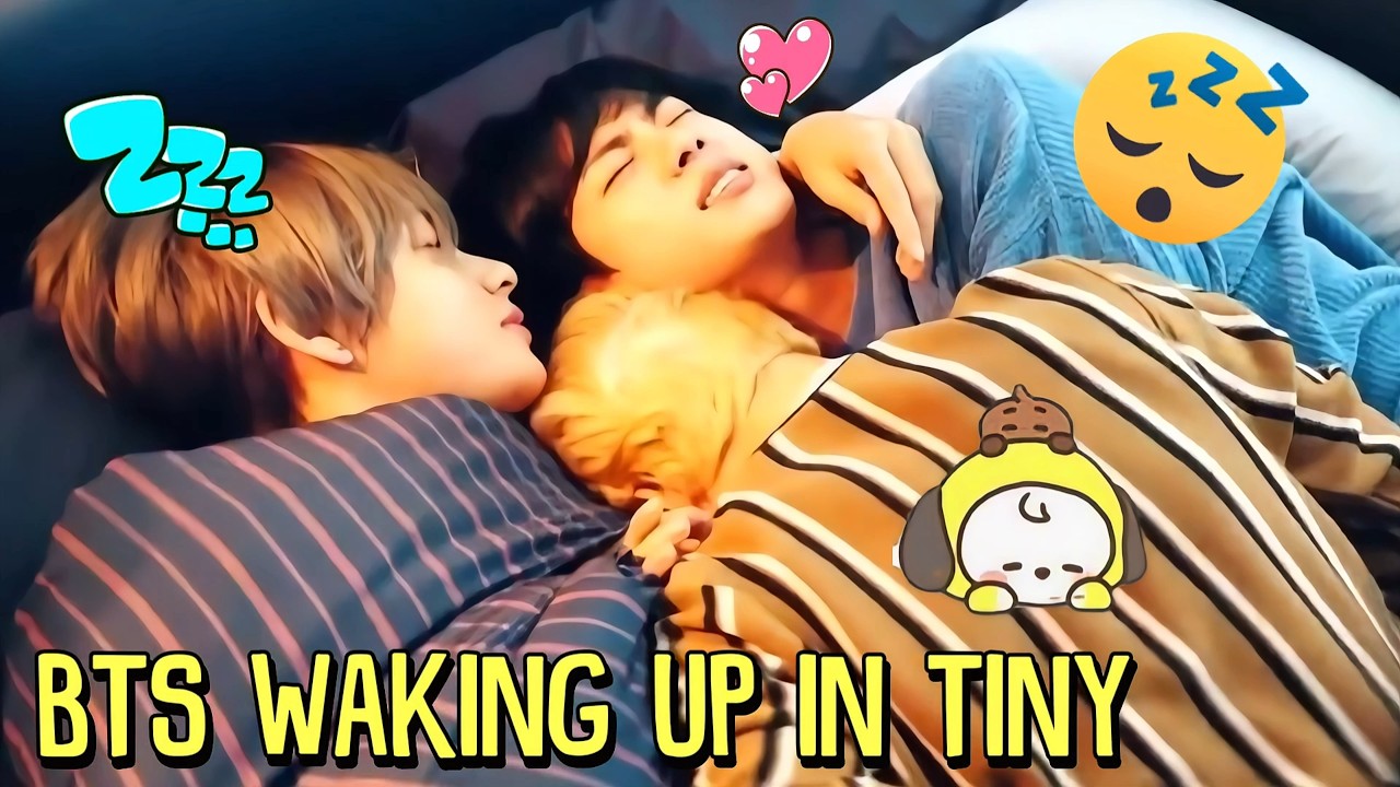 BTS просыпаются в Tiny Baby (милые моменты)