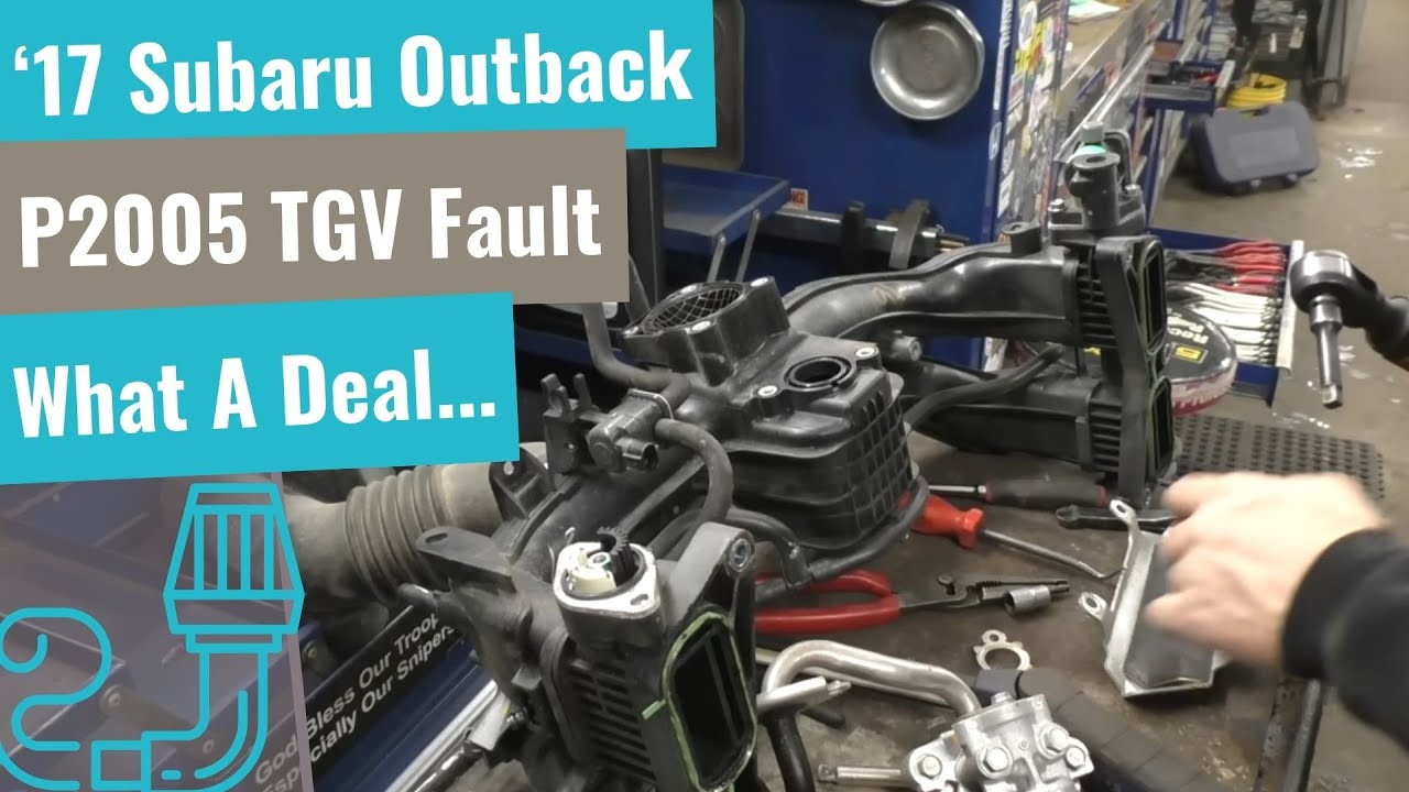 Апокалипсис подсветки приборной панели Subaru Outback 2017 года – объяснение кода P2005 TGV