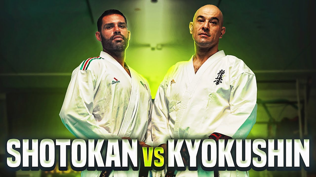 KARATE A CONFRONTO ( Kyokushin vs shotokan sportivo )
