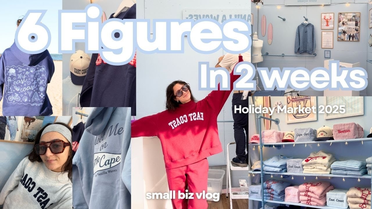 Hitting 6 Figures in 2 Weeks: My Snowport Booth Build-Out & Opening Weekend Holiday Market Vlog