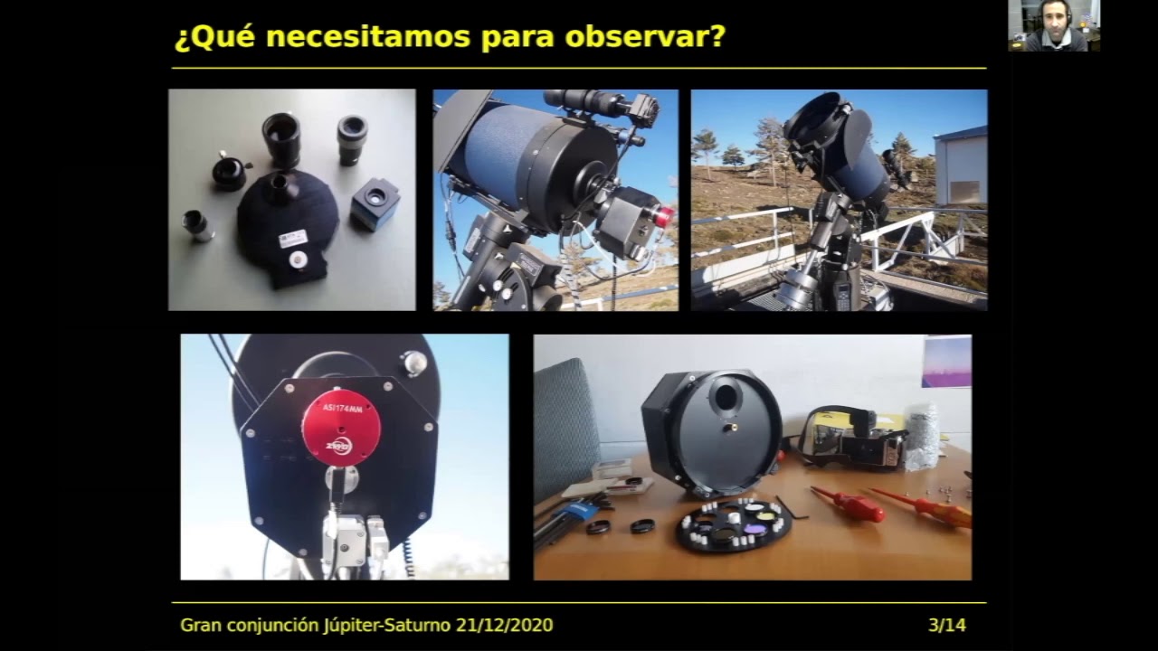 Taller de Astrofotografía Planetaria, por Santiago Pérez-Hoyos (UPV/EHU)