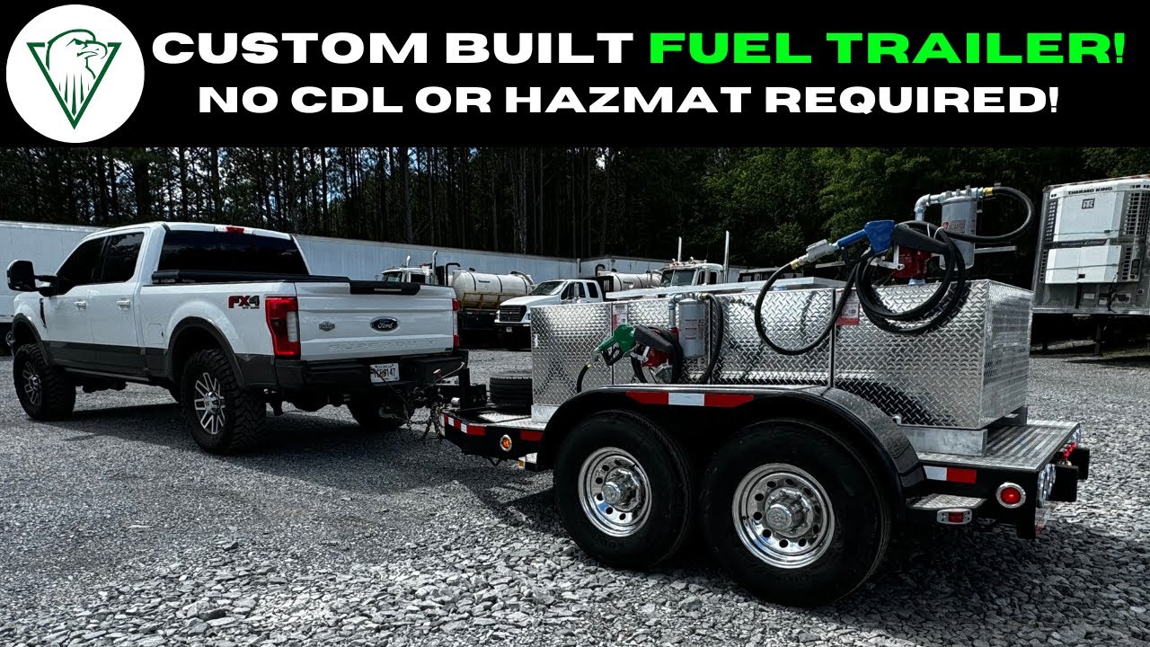 Custom Built non CDL Fuel Trailer!