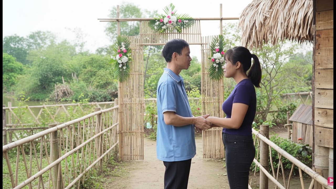 Building a Bamboo Fence for Their Wedding – Huyen and De Prepare the Farm to Welcome Guests