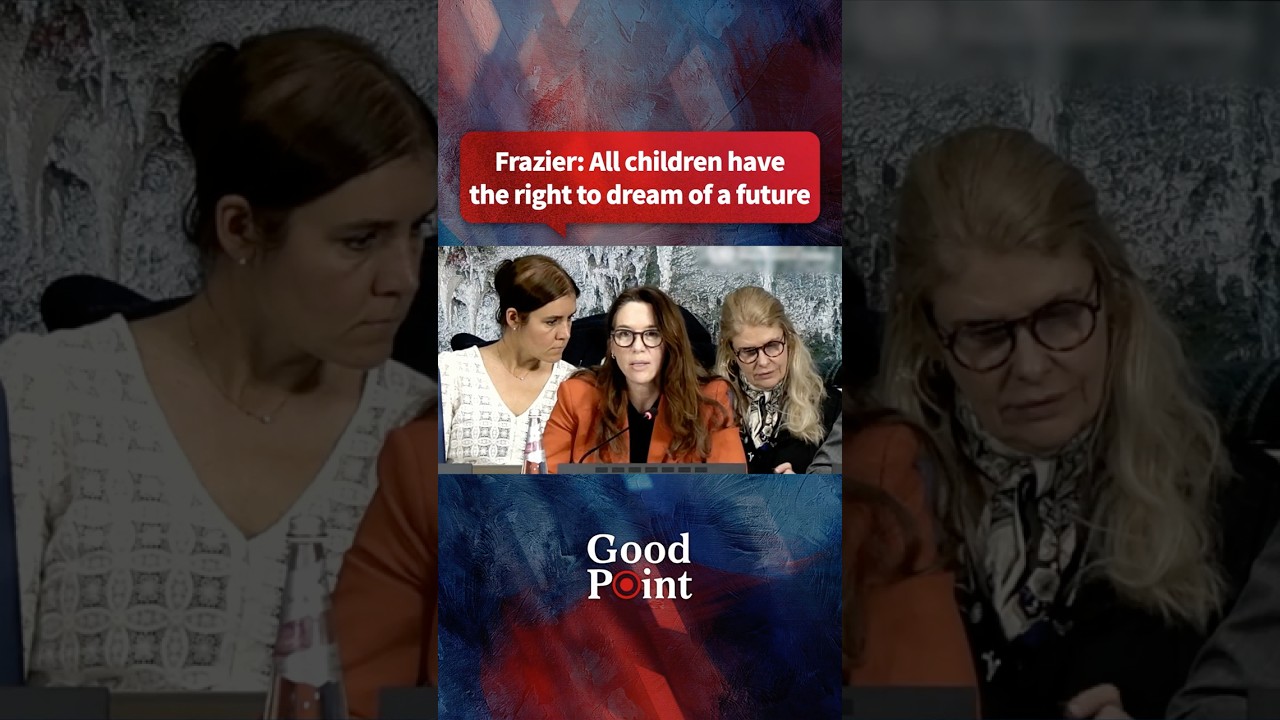 Frazier: All children have the right to dream of a future #goodpoint