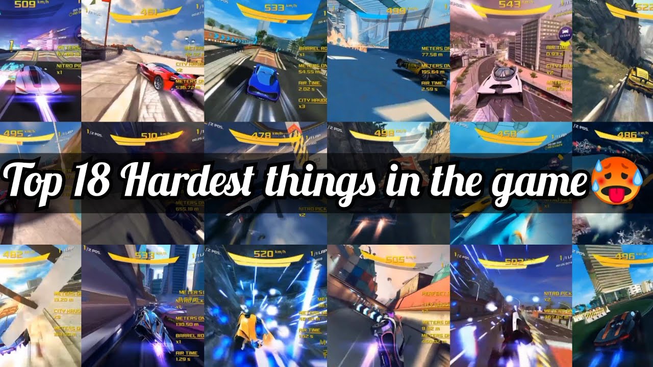 Asphalt 8 | Топ-18 самых сложных вещей в игре🥵