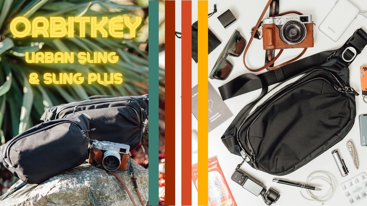 All-New Orbitkey Urban Sling and Sling Plus!  THE best EDC / Travel / Camera / Slings ever?!?!