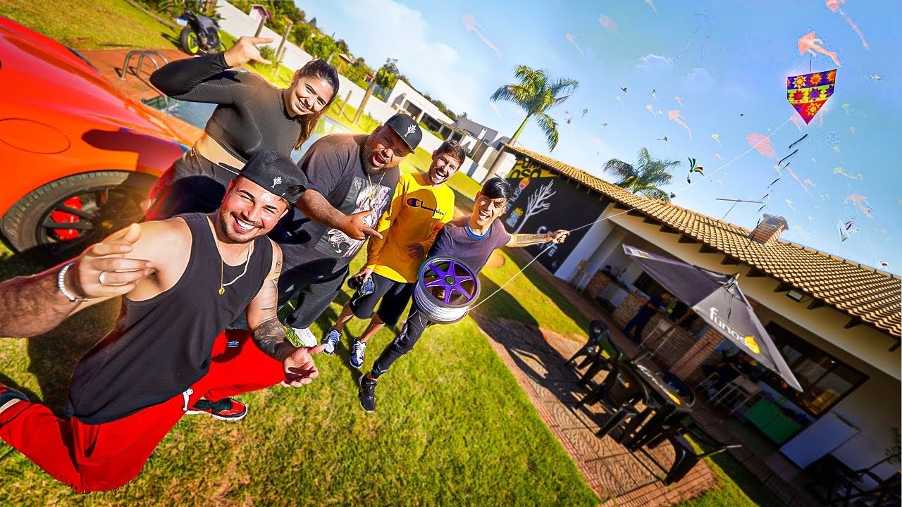 SOLTANDO PIPA COM MEUS AMIGOS PELA PRIMEIRA VEZ NO ELITE ! *RELOOOO*