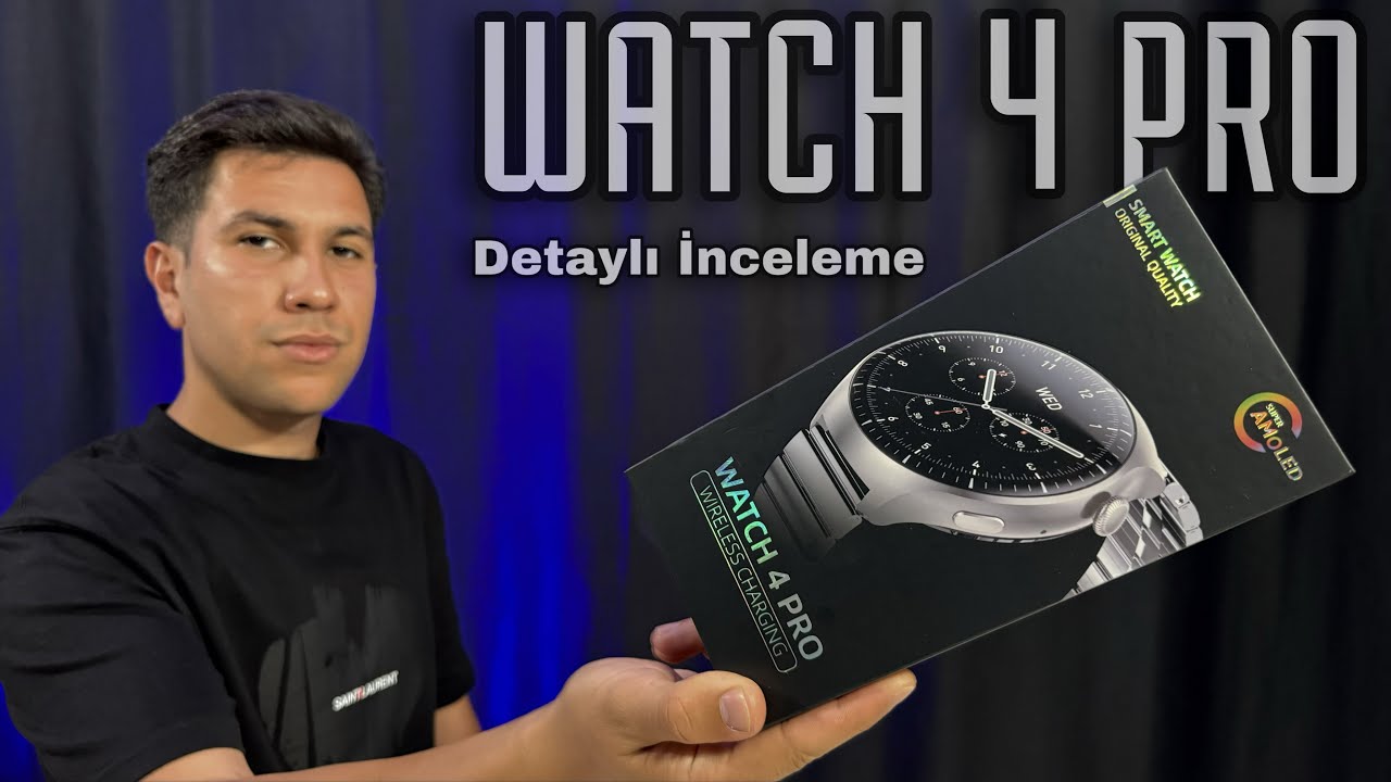 WATCH 4 PRO: YUVARLAK KASALI AKILLI SAAT (Gerçekten İyi Mi ?)