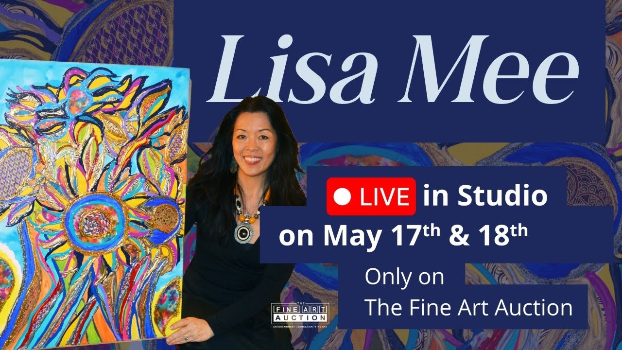 Saturday's Special In-Studio LIVE Appearance by Fine Art Artist Lisa Mee